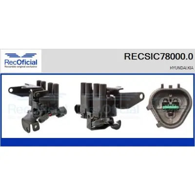 Bobina de encendido RECOFICIAL RECSIC78000.0 RECOFICIAL RECSIC78000.0 Envío Inmediato
